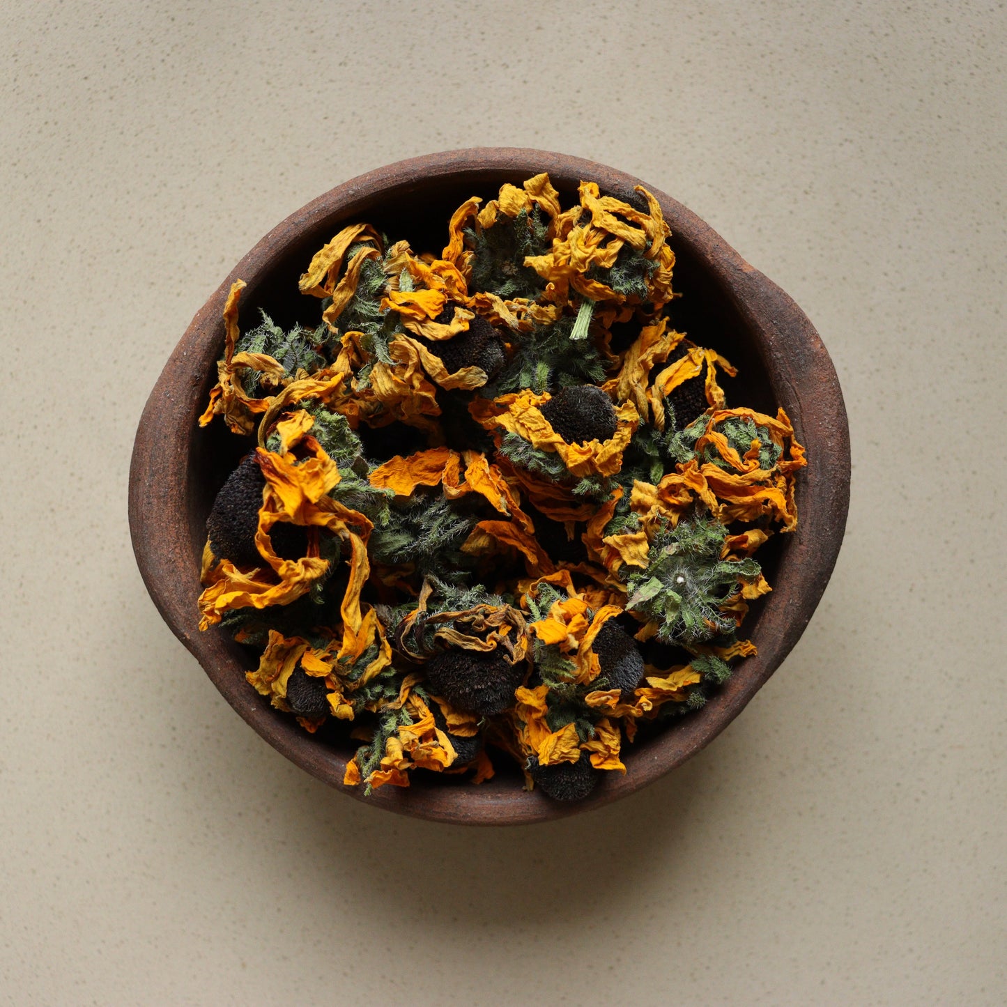 Flores de Rudbeckia deshidratadas