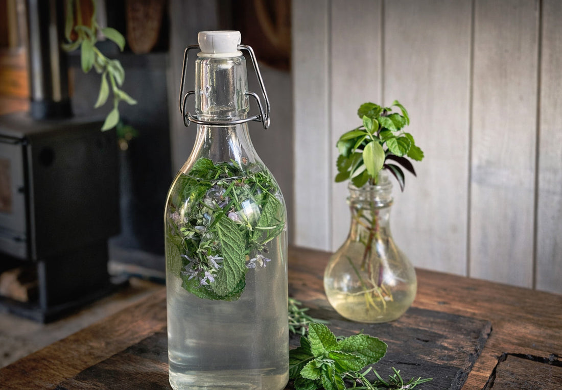 Soda Fermentada de Menta y Romero