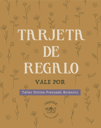 Tarjeta de Regalo